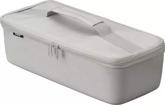 Yamazaki Jitsugyo Tool Bag with Dividers Light Gray Approximately W36 x D16 x H11 cm Tower Tool Box Tool Box Storage Case Storage Box 1850 Body белый