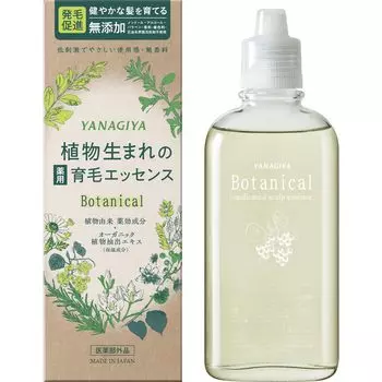 Yanagiya Botanical Лечебная Эссенция для Роста Волос 140мл зелёный
