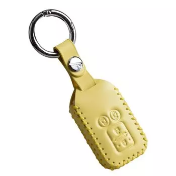 YANMW Suzuki Key Double Sliding Door Key Compatible with the New Suzuki Spacia and Flair Smart Key Key Genuine Leather Key Cute for Women Case,