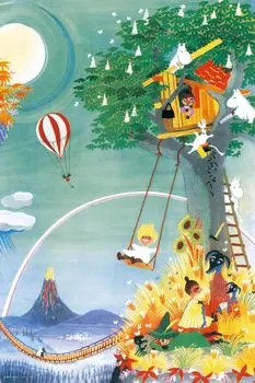 Пазл Yanoman 1000 элементов MOOMIN Радужный дом/Moomin (50x75cm)