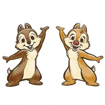 Yanoman в 269 элементах пазла-силуэта пазл Disney Chip Dale Piece Request Postcard with Spatula Service Card Инструкция по сборке Сборка