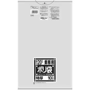 Япония Sanipak L99G Плотный и прочный пластиковый пакет L99G Мусорный мешок Прозрачный 120 x 100 см