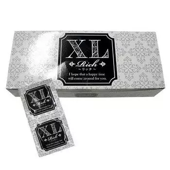 Японские медицинские коммерческие презервативы Rubber Rich XL размер 144 шт.
