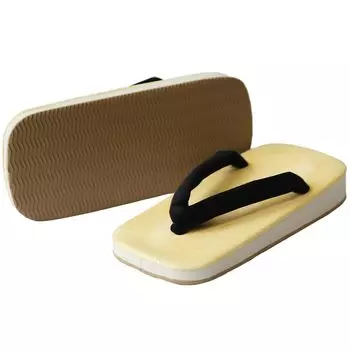 Японский стиль Sponge Sand Himilon 2 Черный и подарок на День совершеннолетия [TOuWA] Seta, Geta, Мужские сандалии, Сандалии, Подошва, Подошва, Амортизация, Нескользящая, чёрный