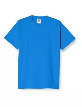 yarn with United Nations pin badge Blue [F-style] Open-end T-shirt F-SD021142 синий