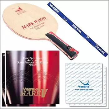 Yasaka Mark Wood Set Настольный теннис Ракетка Shake Select Stock (я11)