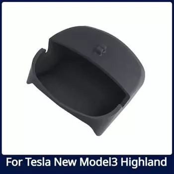 Ящик для хранения на рулевом колесе для Tesla, силиконовый держатель для мобильного телефона, очки, аксессуары New Highland 2024