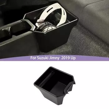 Ящик для хранения на заднем сиденье-органайзер для Suzuki Jimny 2019 2020 2021 2022 2023, аксессуары для контейнера для уборки автомобиля, ABS Choice 1