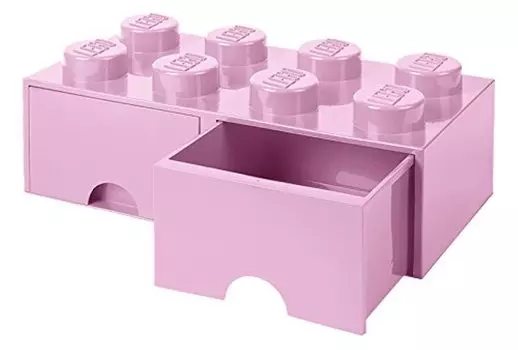 Ящик из кубиков Lego 8 светло-фиолетовый 40061738
