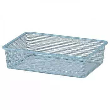Ящик сетчатый ИКЕА ТРОФАСТ серо-голубой 42x30x10 см