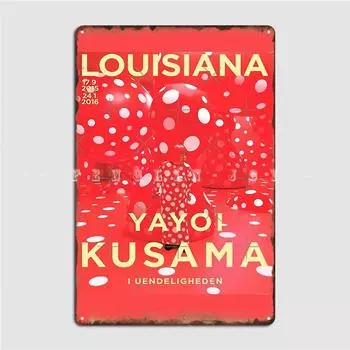 Yayoi Red Dots Poster Metal Plaque Poster Custom Cinema Wall Pub Tin Sign Posters 20x30cm