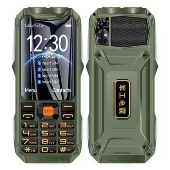 YEEMI Q9 GSM 2G Instock 3,5-дюймовый мобильный телефон, 64 МБ ОЗУ + ПЗУ, четыре SIM-карты, 18000 мАч, многоязычный дешевый разблокированный мобильный телефон чёрный