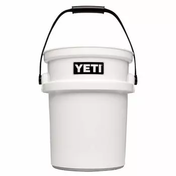 YETI Loadout Ударопрочный ковш с тяжелой ручкой для перевозки, белый, для рыбалки/полезного использования /