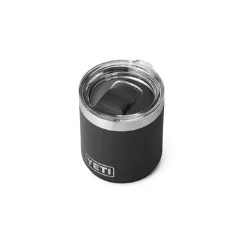 YETI Rambler 10oz Stackable Lowball Vacuum Insulated Stainless Steel with Mag Slider Lid Black 2.0 чёрный