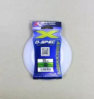YGK X Braid Absorber D Spec Нейлоновый амортизатор, 30 м, 35 фунтов (1897 г.) чистый