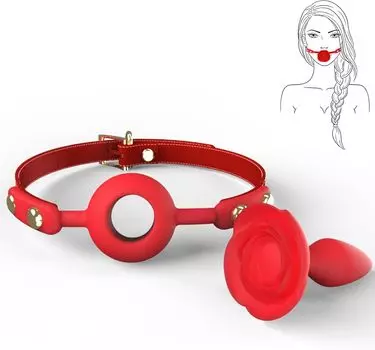 Yilisbait Gag SM Training Диаметр Принудительное Открытие Товары BDSM Анальная Пробка PU Кожа Милые Ограничения Регулируемые Товары SM Эротические Мальчики Косплей Ограничения