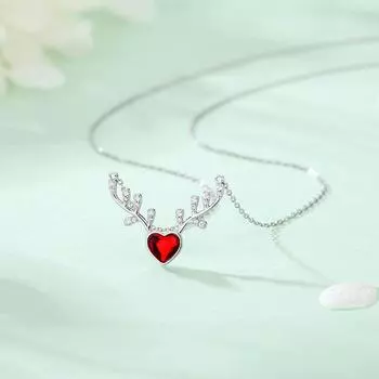 Yilu Has You Elk Antler Love Ожерелье Светильник Роскошные Рождественские Подарки Для Лучшего Друга Аксессуары