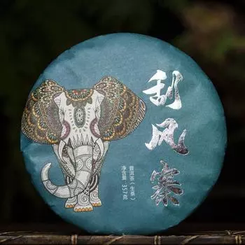 Yiwu Scrape Wind Zhai Puerh Сырой чайный пирог Первой весны Древний чай 357g/12.59oz