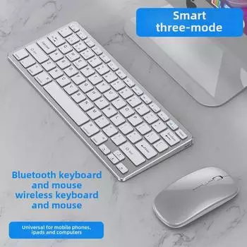 Yixin 922 Tri-Mode 2.4G & Bluetooth клавиатура и мышь набор для ПК, ноутбука, планшета, телефона
