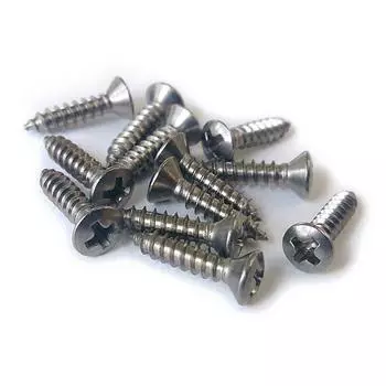 YJB PARTS дюймовые винты для накладки на бампер типа Fender 12 шт. #10017 (нержавеющая сталь)
