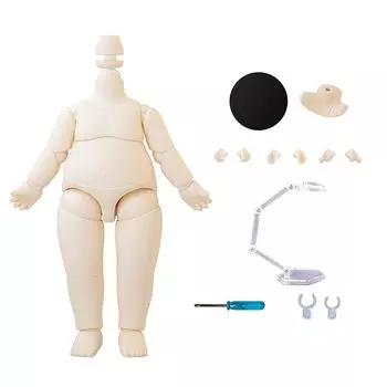 YMY 9,8 см грушевидное кукольное тело YMY 1/12 1/8 BJD GSC Кукольная голова Мини 1/12 Масштаб Милая толстая фигурка Подходит для подарка на Новый год молочно-белый