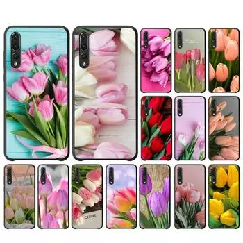 YNDFCNB чехол для телефона с цветком тюльпана для Huawei P30 40 20 10 8 9 lite pro plus Psmart2019 Huawei P30lite