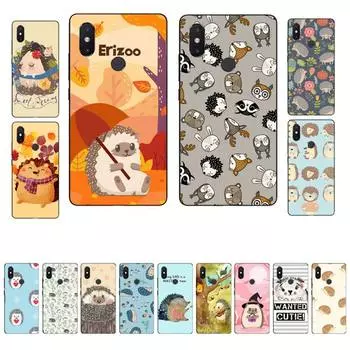 Чехол для телефона YNDFCNB Kawaii Hedgehog для Xiaomi mi 8 9 10 lite pro 9SE 5 6 X max 2 3 mix2s F1 Xiaomi Mi 9