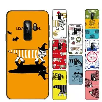 YNDFCNB Lisa Larson Phone Case for Samsung A51 A30s A52 A71 A12 for Huawei Honor 10i for OPPO vivo Y11 cover Samsung A51