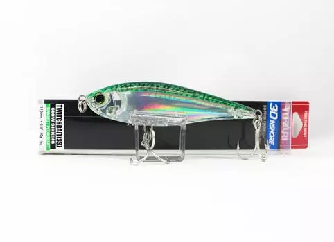 Yo Zuri Duel 3D Inshore Twitchbait 110SS Медленно тонущая приманка R1348-HGM (9359)