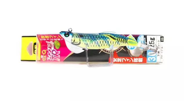 Yo Zuri Duel EZ-Q Fin Plus TR Rattle Squid Jig 3.0 25 грамм A1744-BLCB (3772)