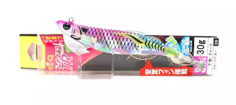 Yo Zuri Duel EZ-Q Fin Plus TR Rattle Squid Jig 3,5 30 грамм A1745-BLMP (3840)