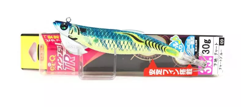 Yo Zuri Duel EZ-Q Fin Plus TR Rattle Squid Jig 3,5 30 грамм A1745-BLCB (3871)