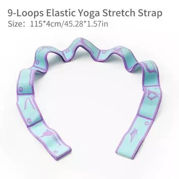 Yoga Elastic Band for Pilates Elastic Exercise Bands Resistance Physical Fitness Tension Belt Dance Gymnastics Girls Accessories