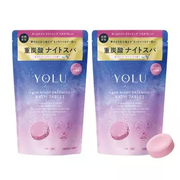 YOLU Bath Additive Calm Night Dreaming Bath Tablets 6 tablets set 2-piece