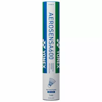 YONEX Badminton Shuttle Aero Sensor 600 1 Dozen 5 Range Temperature (Appropriate 12~18) белый