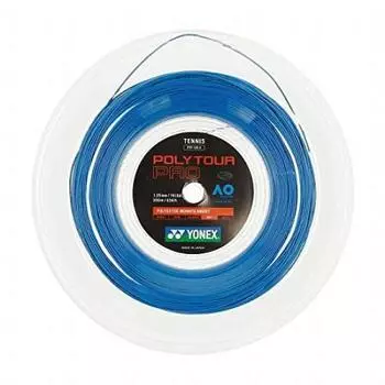 Yonex Polytour Pro 200M Roll Hard Tennis Polyester Gut Blue PTP120-2/125-2/130-2 (20y5m) Калибр 1.20мм (002) [Элемент]