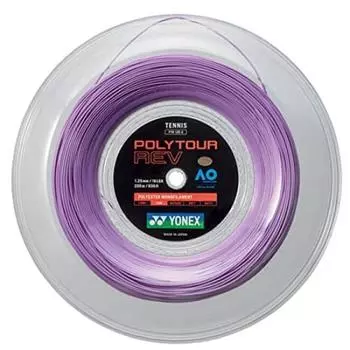 YONEX POLYTOUR REV 200M Roll Hard Tennis Polyester Gut PTR Purple (1.20mm/1.25mm/1.30mm) 1.30mm (PTR130-2) (039) [Item]