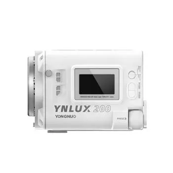 YONGNUO YNLUX200 Двухцветный ручной светодиодный светильник для видеосъемки, 200 Вт, мощный светильник для фотосъемки, 2600K-6500K темно-серого