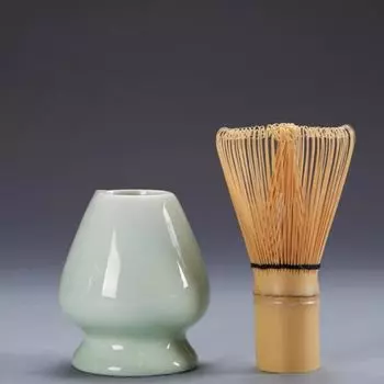Yoseka Chasen Chasen Чайная утварь Fixing Green Нормальный размер Chasen Fixing Chasen Набор из 2 Chasen Fixing Chasen 100 предметов 100 предметов (100 шт. Зеленый)