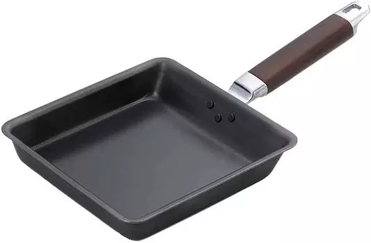 Yoshikawa Wide Tamagoyaki Black x 20 x cm Compatible with IH YJ9628 36.5 7.4