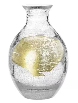 Yoshitani Glass Edo Glass Gold Awayuki Tokkuri 220ml YO-209