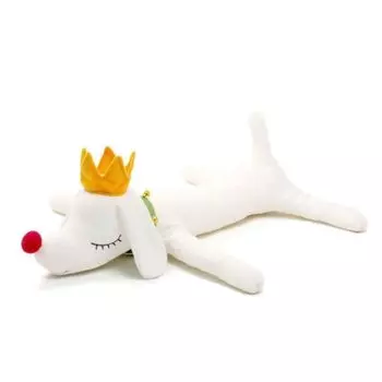 Yoshitomo Nara Pup King Plush Toy (Large) белый