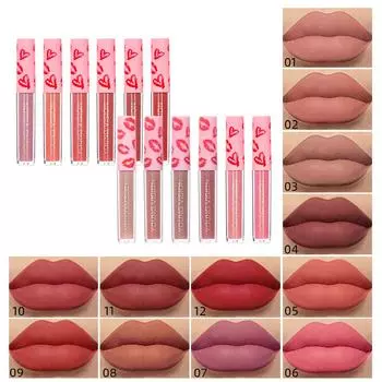 YOUNG VISION Single lip glaze 12 цветов на выбор жидкий матовый блеск для губ с эффектом спрея, устойчивый и не поддающийся обесцвечиванию