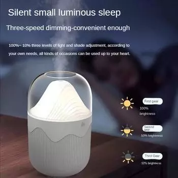 Youpin Humidifier Portable Mini Aroma Diffuser Night Light Cold Mist Maker Sprayer Aroma Diffuser Air Humidifier Home New белый