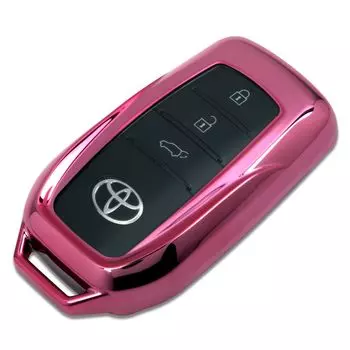 YOURS TPU чехол для смарт-ключа для автомобилей Toyota чехол для ключа с покрытием стиль Crown Sport Noah Voxy Rankle 250 300 Sienta Custom Parts аксессуары Dress Up M розовый