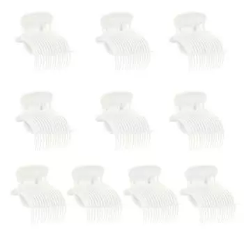 Yousheng 10Pcs Hot Roller Clips Portable Reusable Hair Curler Claw Clip Women Girls Home Salon Hair Section Styling Securing Clamp чистый