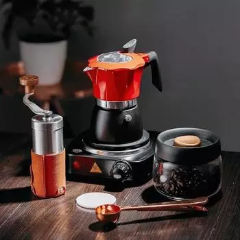 Yousheng 150/300 мл Мока-кофеварка эспрессо кофеварка на 3 чашки 6 чашек герметичная плита итальянская кофеварка для дома кухня на открытом воздухе путешествия ресторан 150ML серебряный