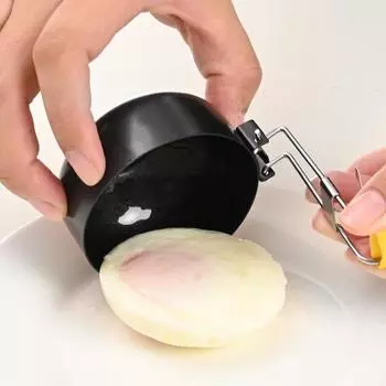 Yousheng 1/2Pcs Egg Cooker Set Set Большая емкость Яйцеварка формы со съемной ручкой Силиконовая крышка с антипригарным покрытием с масляной кисточкой для блинов омлетов 1pc