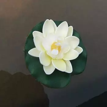 Yousheng 1 шт. моделирование цветок лотоса мини искусственный пруд DIY украшение для домашнего аквариума зелёный
