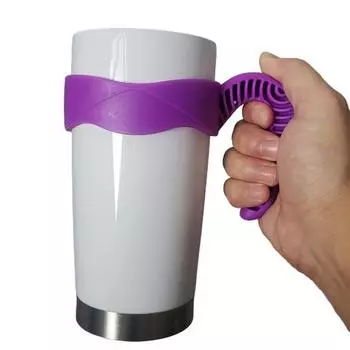 Yousheng 20 Oz/30 Oz Ручка для стакана Нескользящая подставка для кружки для путешествий Эргономичная сменная ручка для кружек из нержавеющей стали 20oz красный